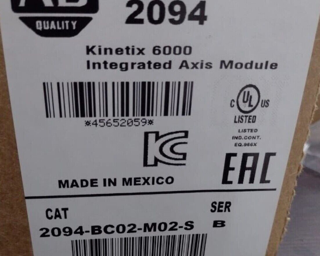 Allen-Bradley 2094-BC02-M02-S/B Kinetix 6000 Integrated Axis Module - ALLEN-BRADLEY