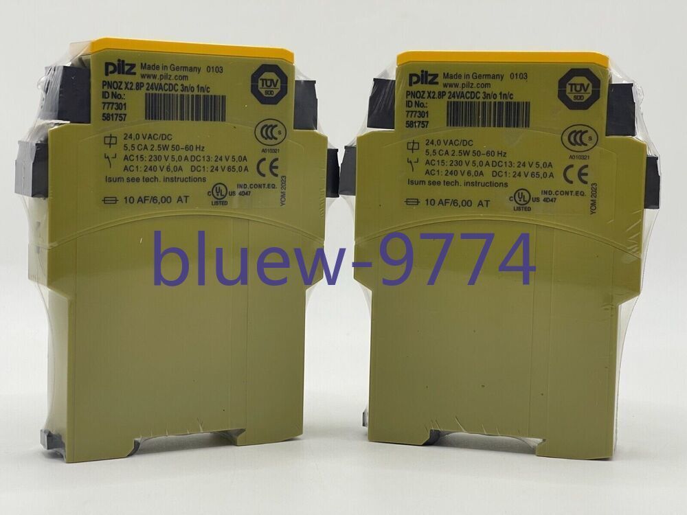 New PILZ 777301 Safety Relay PNOZ X2.8P 24VAC/DC X2.8P 24VAC/DC - PILZ