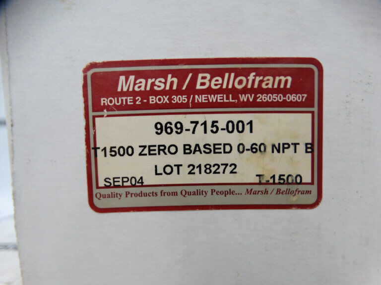MARSH BELLOFRAM TRANSDUCER 969-715-001 - MARSH BELLOFRAM