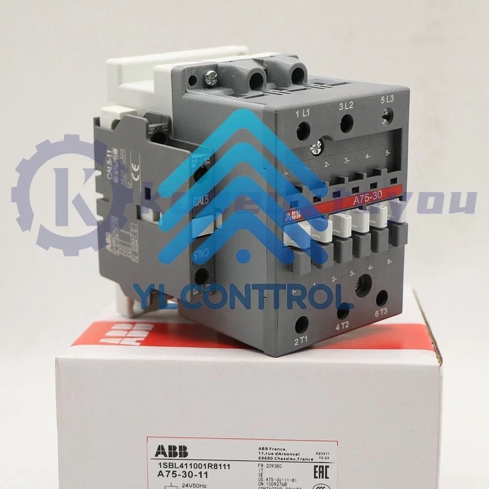 1PC ABB AC Contactor A75-30-11 24V 1SBL411001R8111