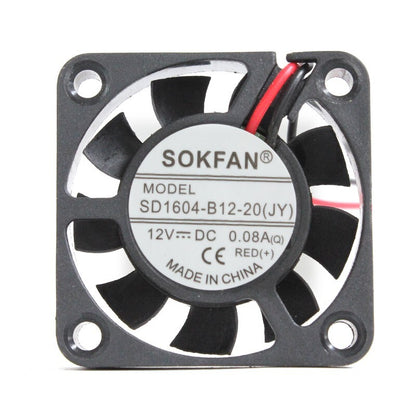 SOKFAN SD1604-B12-20(JY) 4010 12V 0.08A 4cm 2-wire case cooling fan