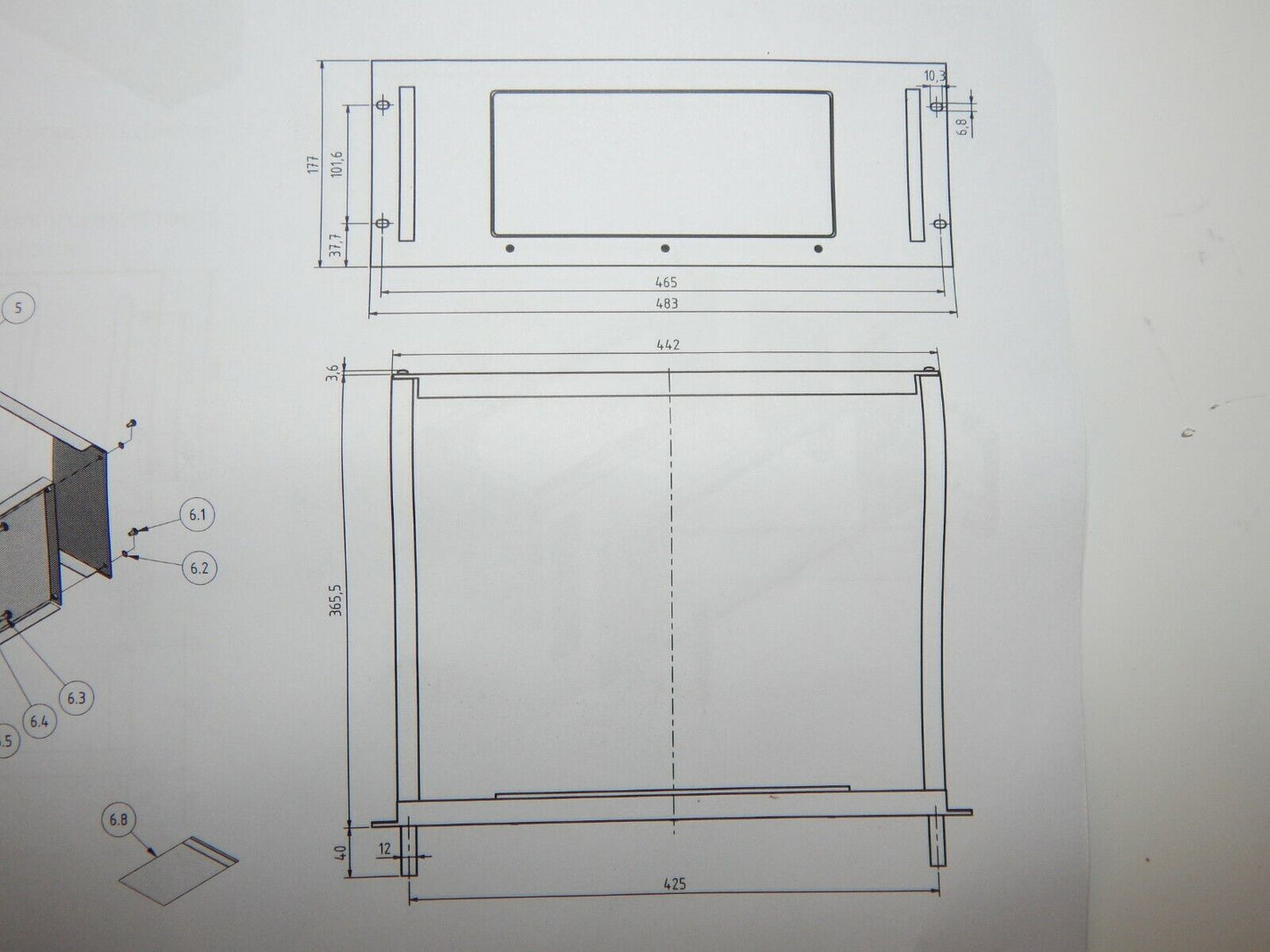 Used Rohde & Schwarz HAMEG HZ46 Rackmount Kit - ROHDE & SCHWARZ