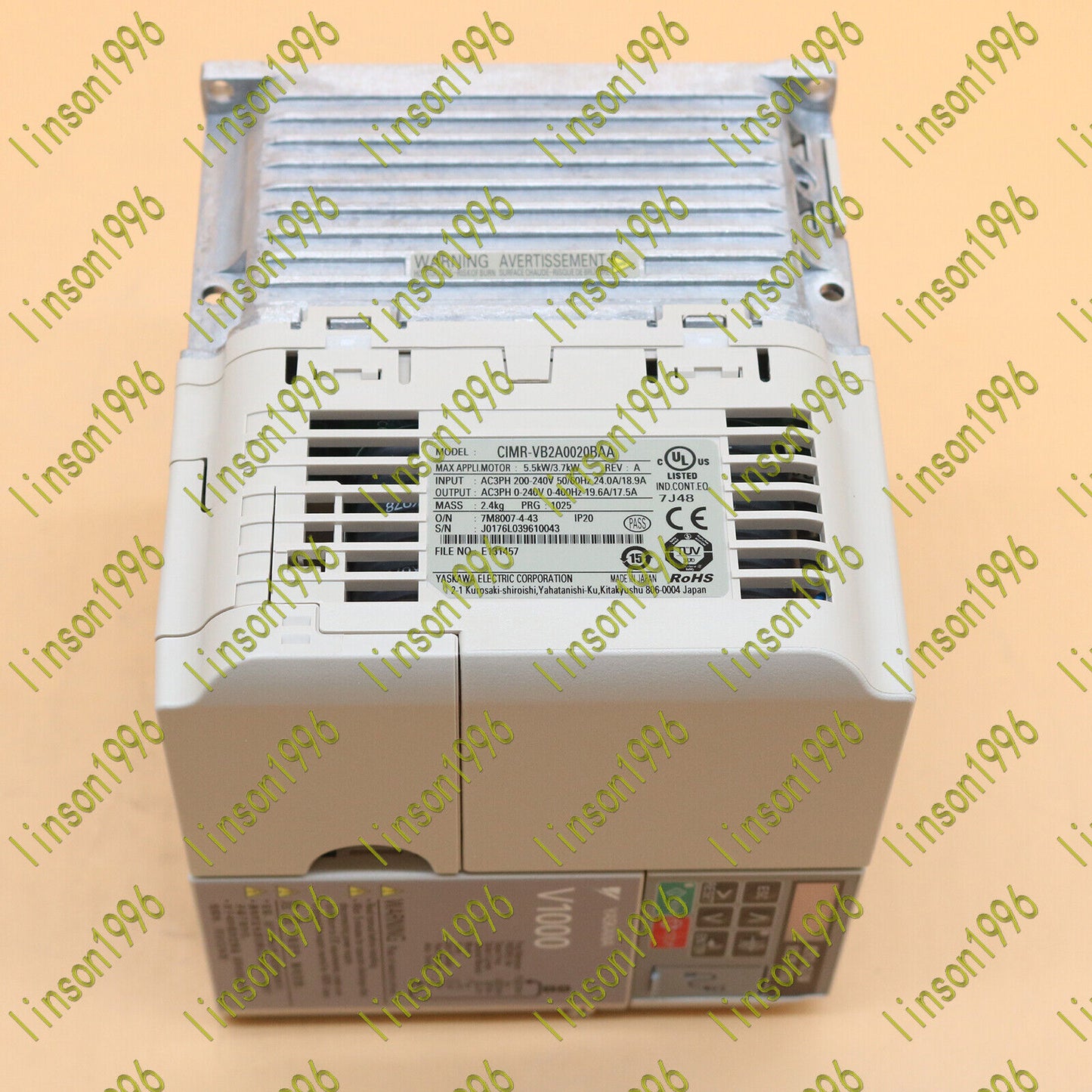 Yaskawa CIMR-VB2A0020BAA Inverter - YASKAWA