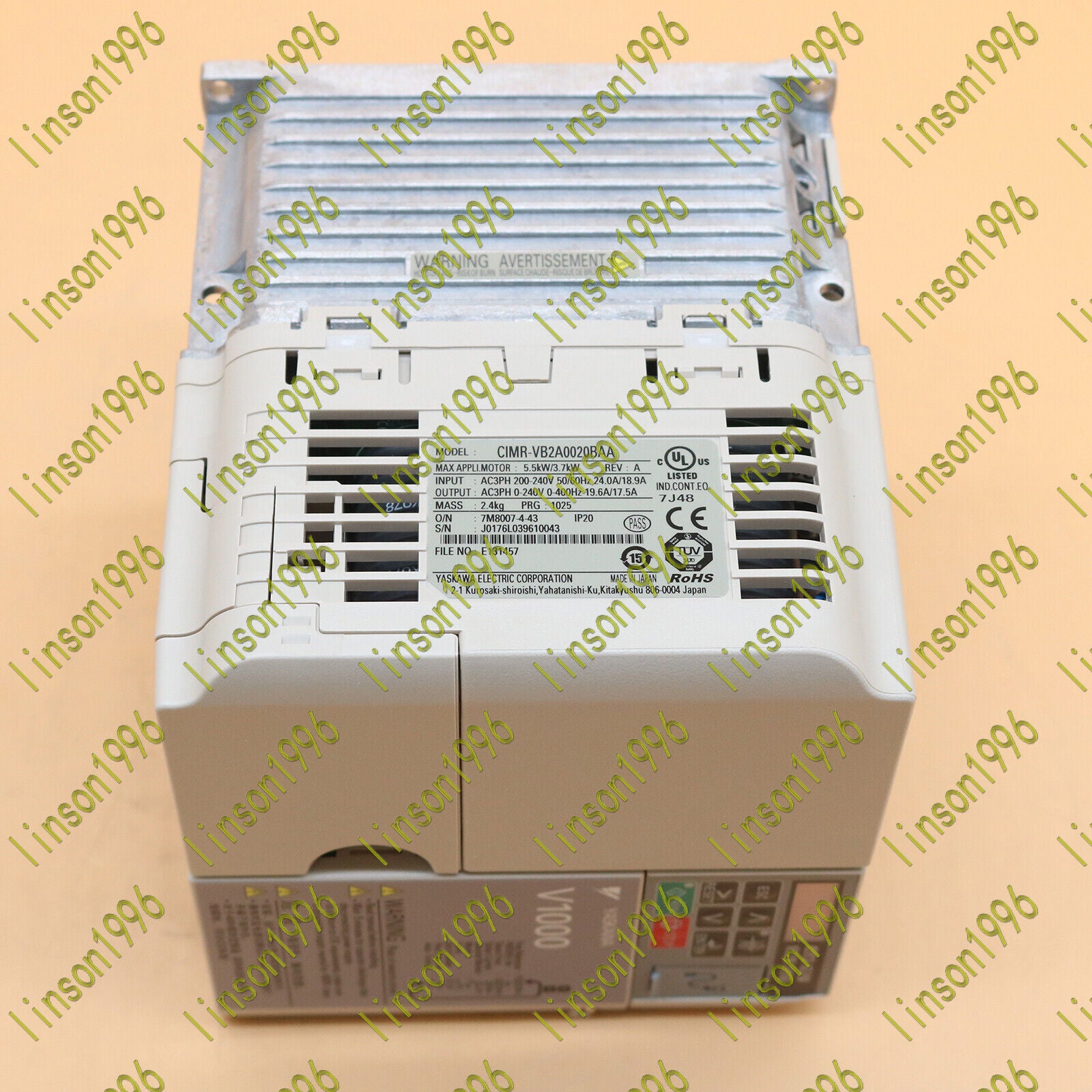 Yaskawa CIMR-VB2A0020BAA Inverter - YASKAWA