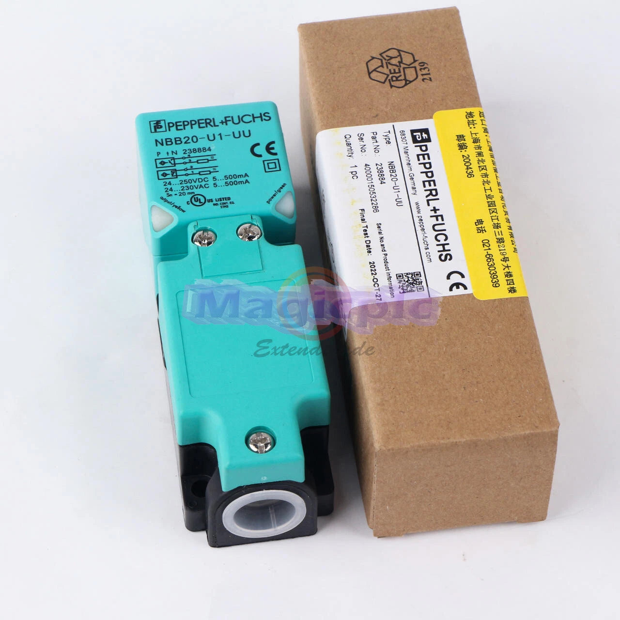 One Pepperl+Fuchs NBB20-U1-UU 238884