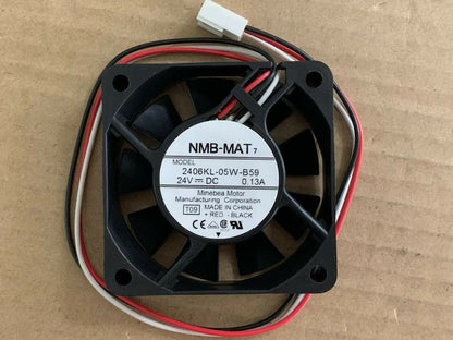 new For NMB 2406KL-05W-B59 Fan 24V 0.13A 60*60*15 3pin