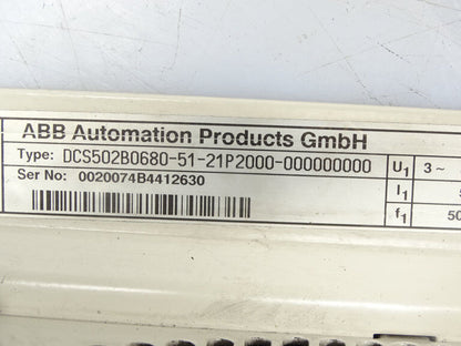 ABB DCS502B0680-51-21P2000-000000000 drive system - ABB