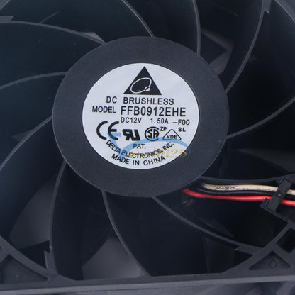new One Delta High Airflow Fan FFB0912EHE 92x92x38mm 92mm 9038 12V 1.5A 3wire - DELTA