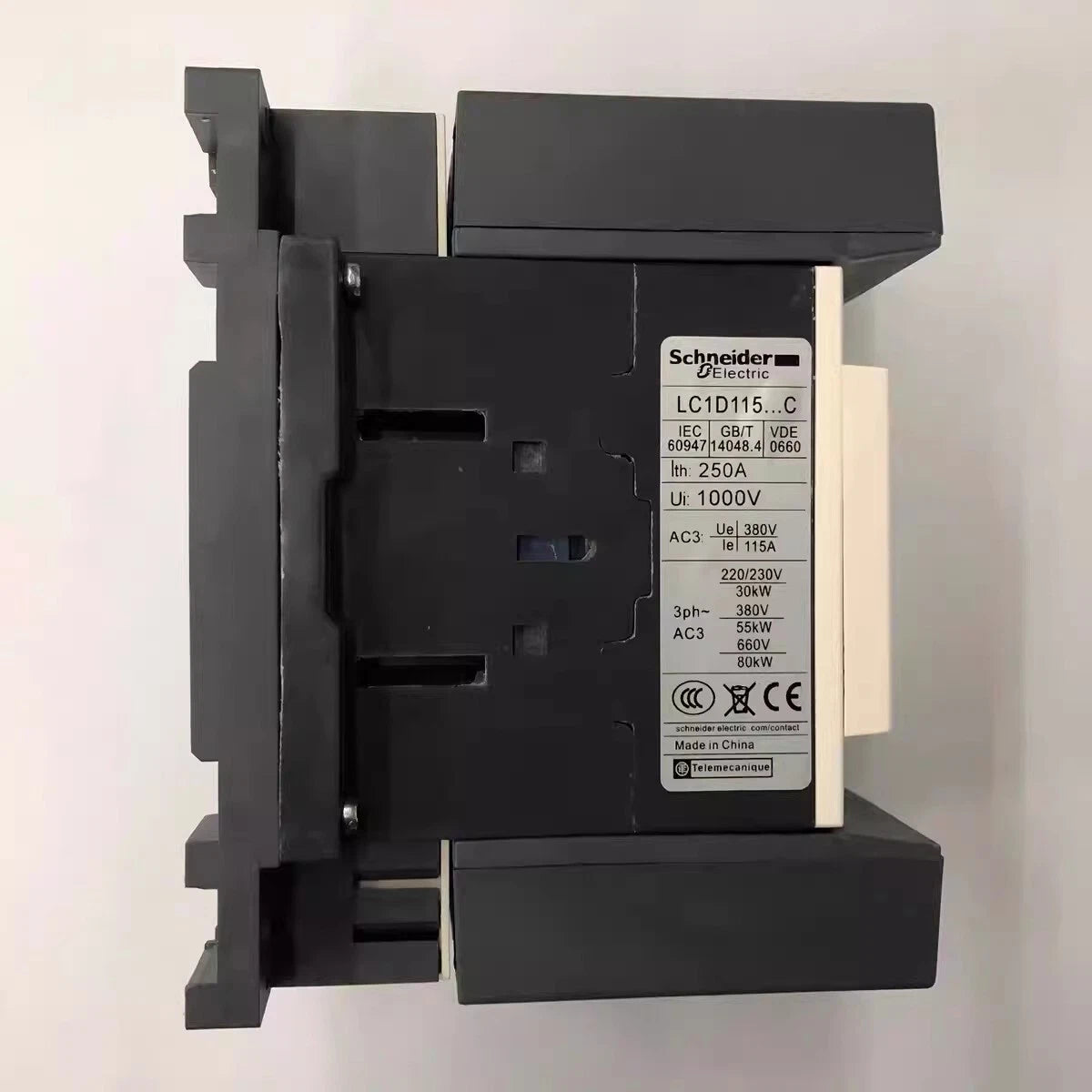 1PCS for LC1D11500Q7C AC380V 50/60Hz 3-Pole AC Contactor