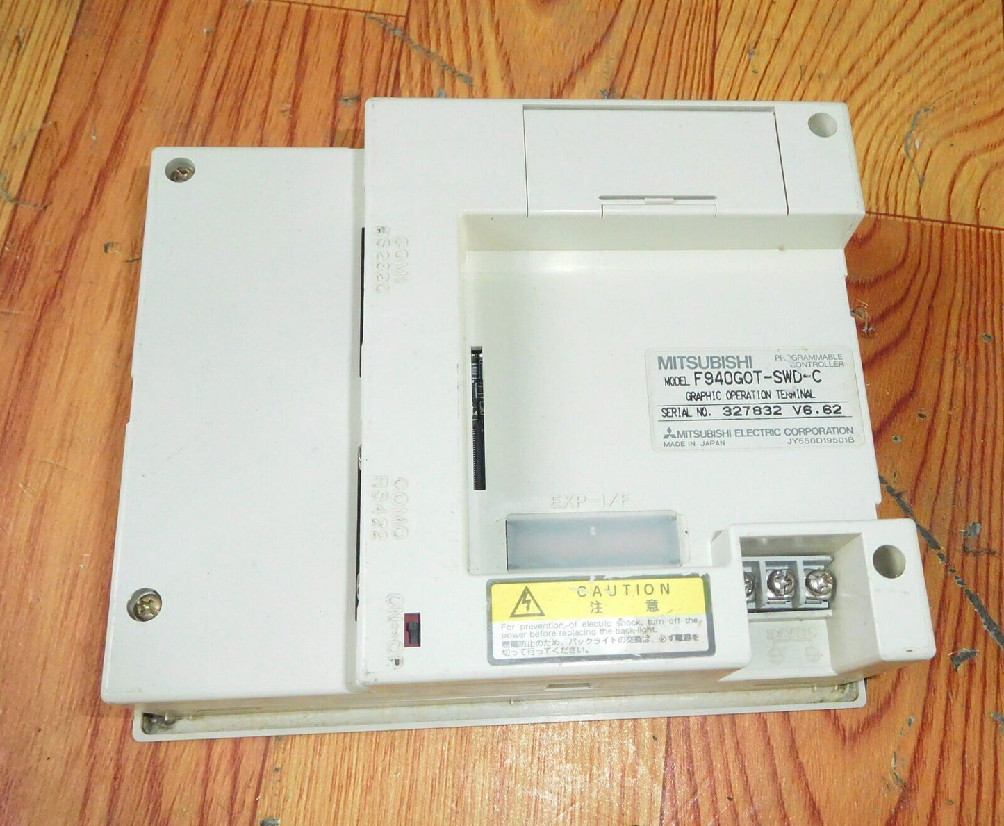 Mitsubishi F940GOT-SWD-C HMI Touch Panel in Good Condition - MITSUBISHI