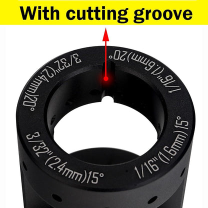 TIG Welding Tungsten Electrode Sharpener Grinder Multi-Angle Offsets Tool