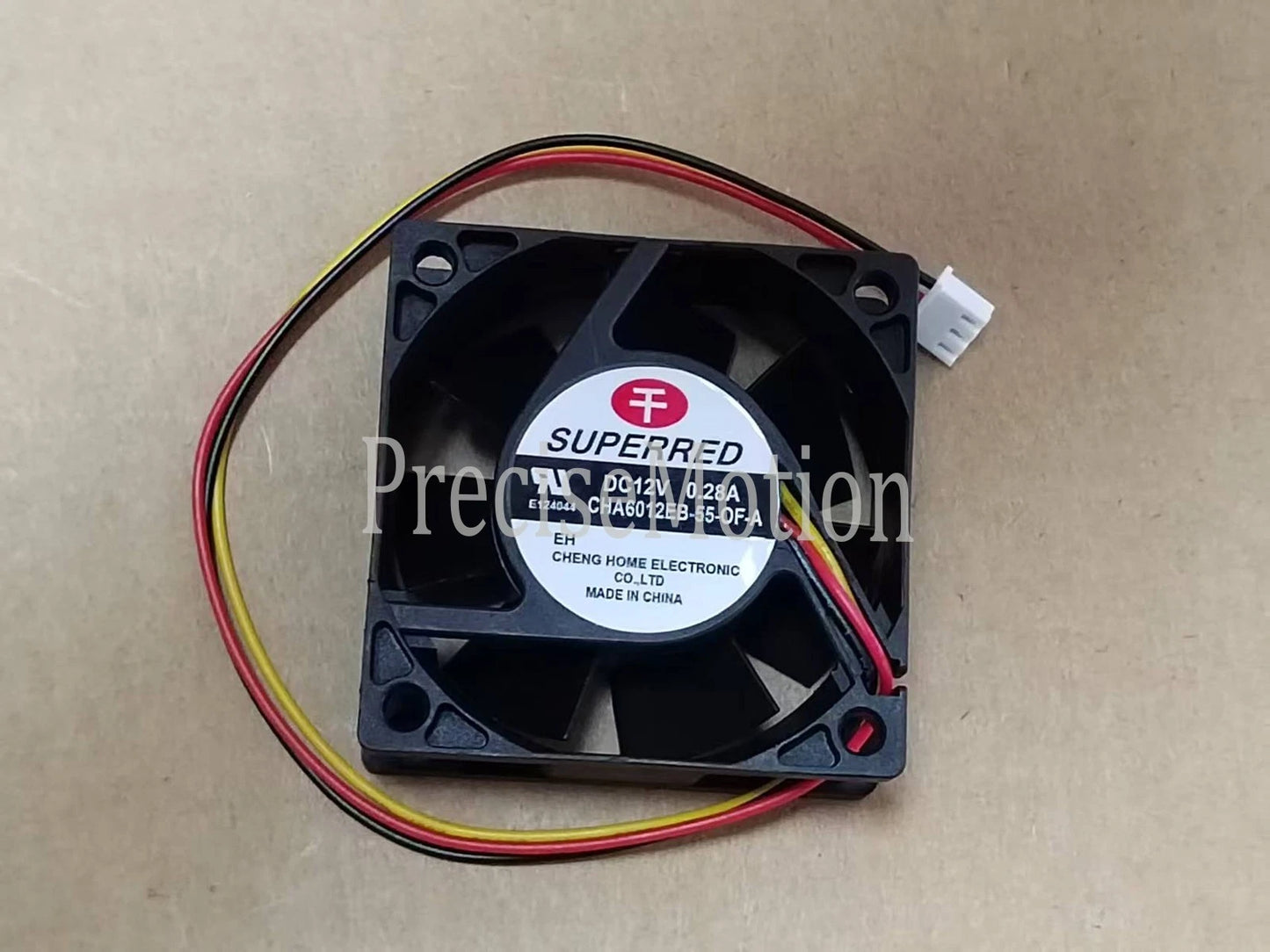 1pcs SUPERRED CHA6012EB-55-OF-A 6023 12V 0.28A 6 cm 3-wire dual ball fan