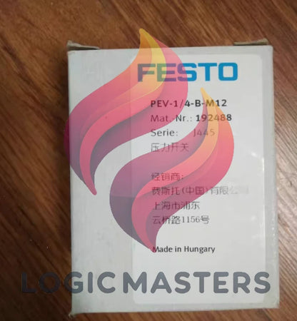1PCS FESTO Pressure switch 192488 PEV-1/4-B-M12