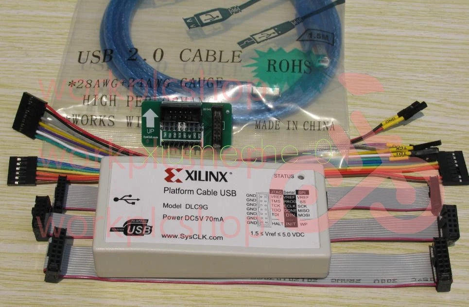 Xilinx Platform USB Download Cable Jtag Programmer FPGA CPLD C-Mod XC2C64A