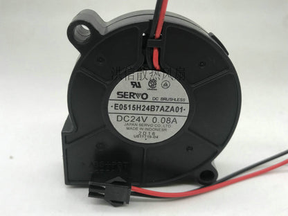 SERVO 5015 E0515H24B7AZA01 24V 0.08A 5CM Turbo Cooling Fan