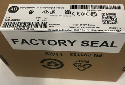 New Sealed AB 5069-OBV8S Compact 8-Ch Safety Output Module - SEALED AB