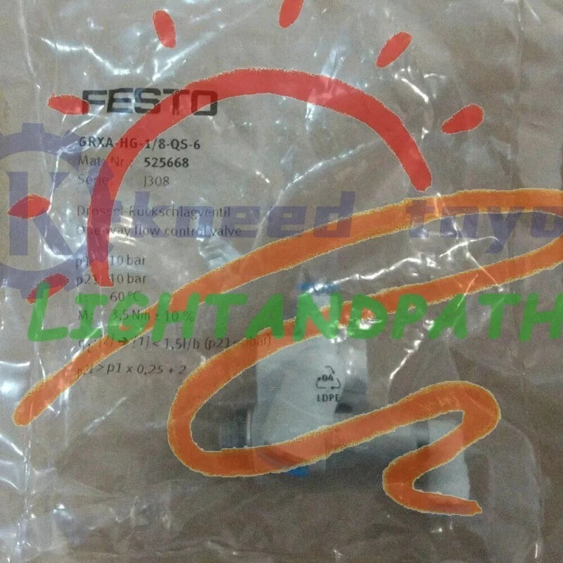 1PC Festo GRXA-HG-1 8-QS-6 525668 Accessories Free delivery #Li