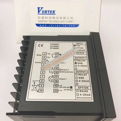 1PCS VERTEX Temperature Controller VT4926+ with SSR and TC Features - VERTEX