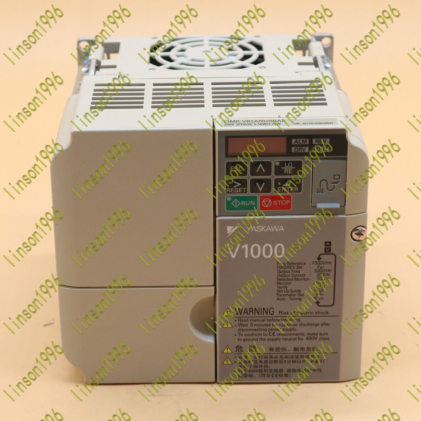 Yaskawa CIMR-VB2A0020BAA Inverter - YASKAWA