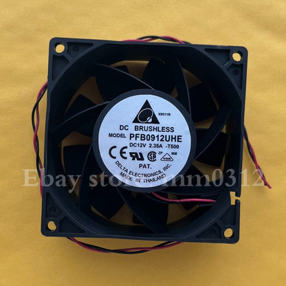 Delta PFB0912UHE DC12V 2.35A 9CM 2-Wire Case Violence High Airflow Cooling Fan