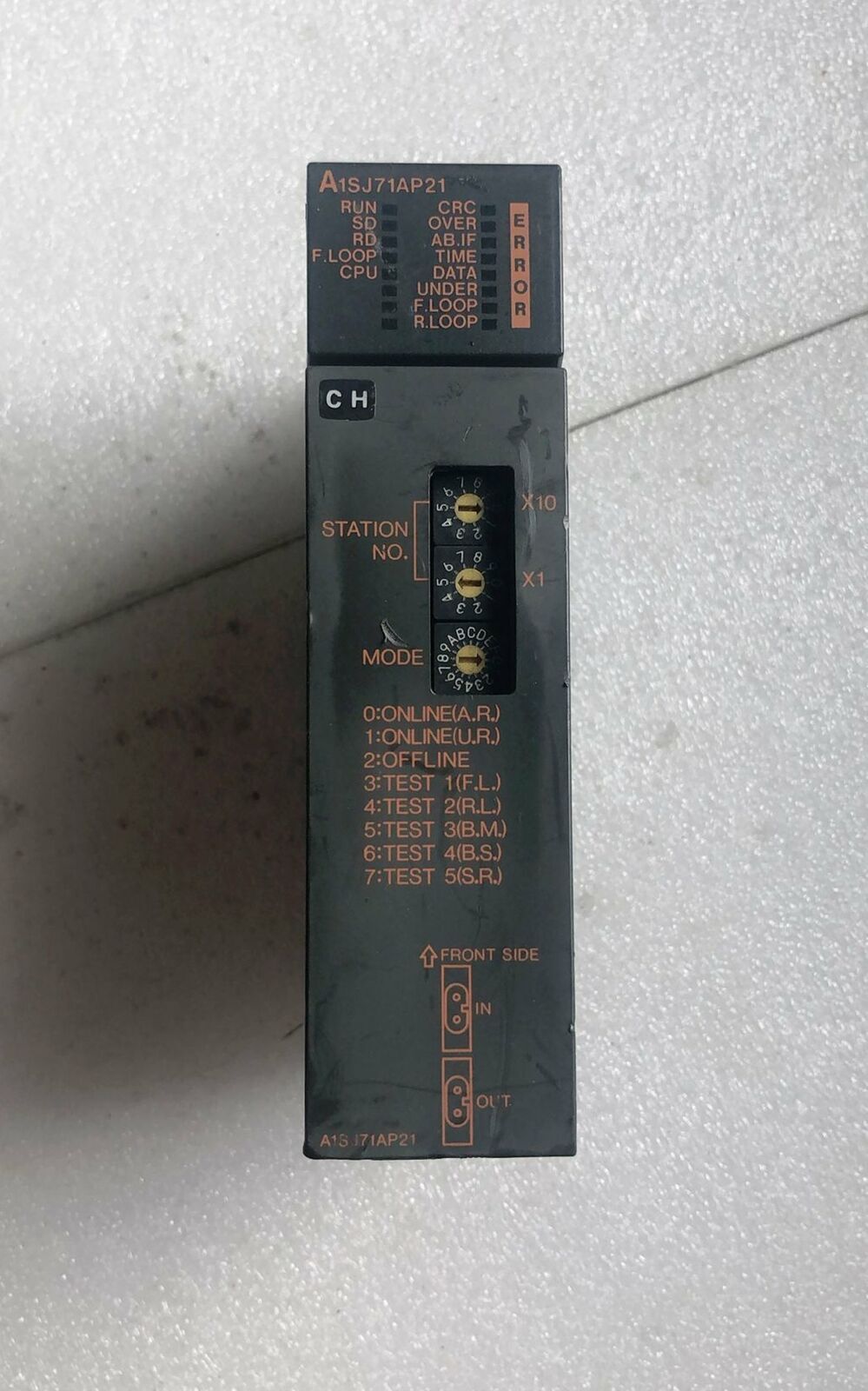 used ONE Mitsubishi A1SJ71AP21 module - MITSUBISHI