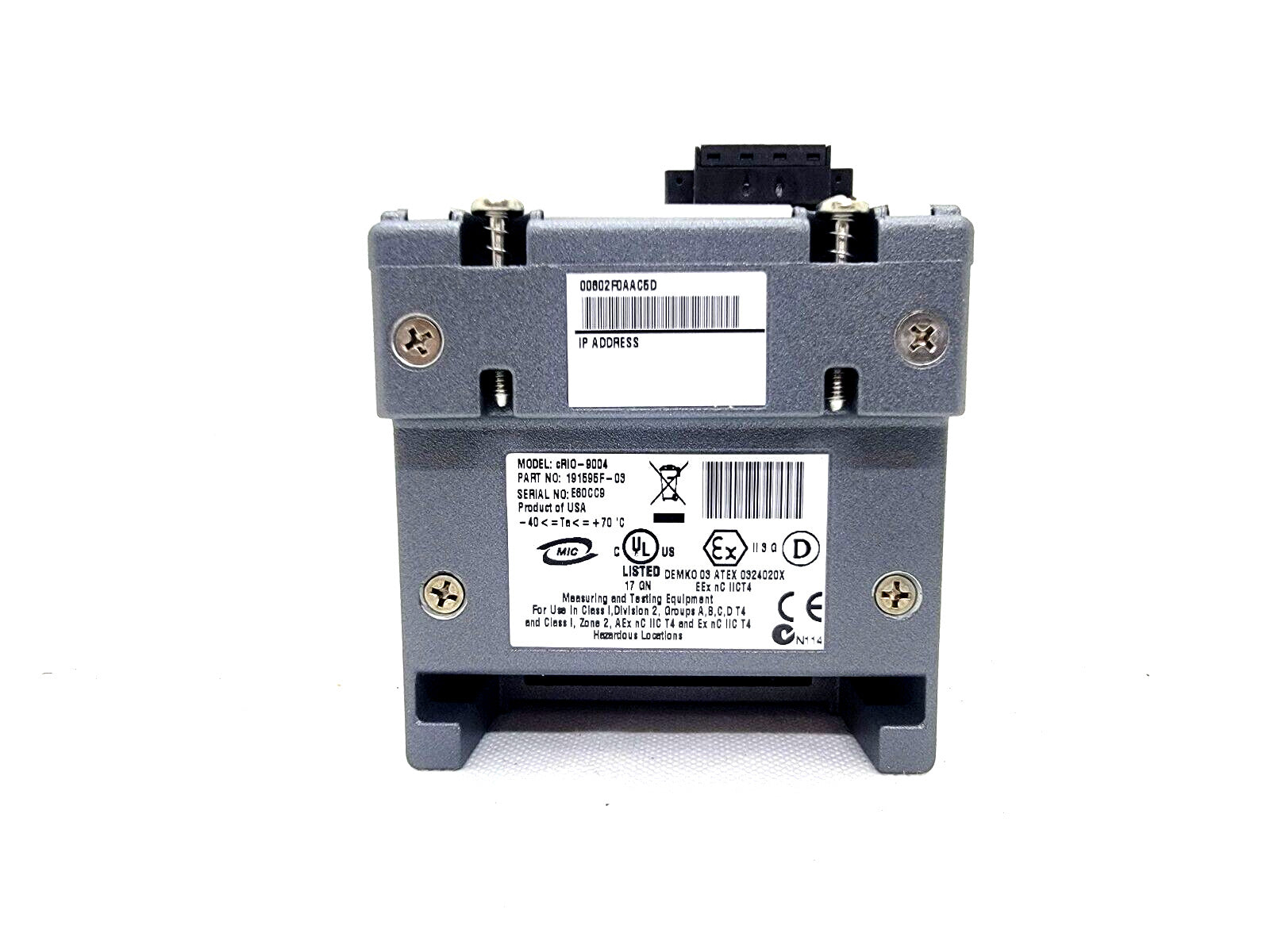 National Instruments NI cRIO-9004 Controller - NATIONAL INSTRUMENTS