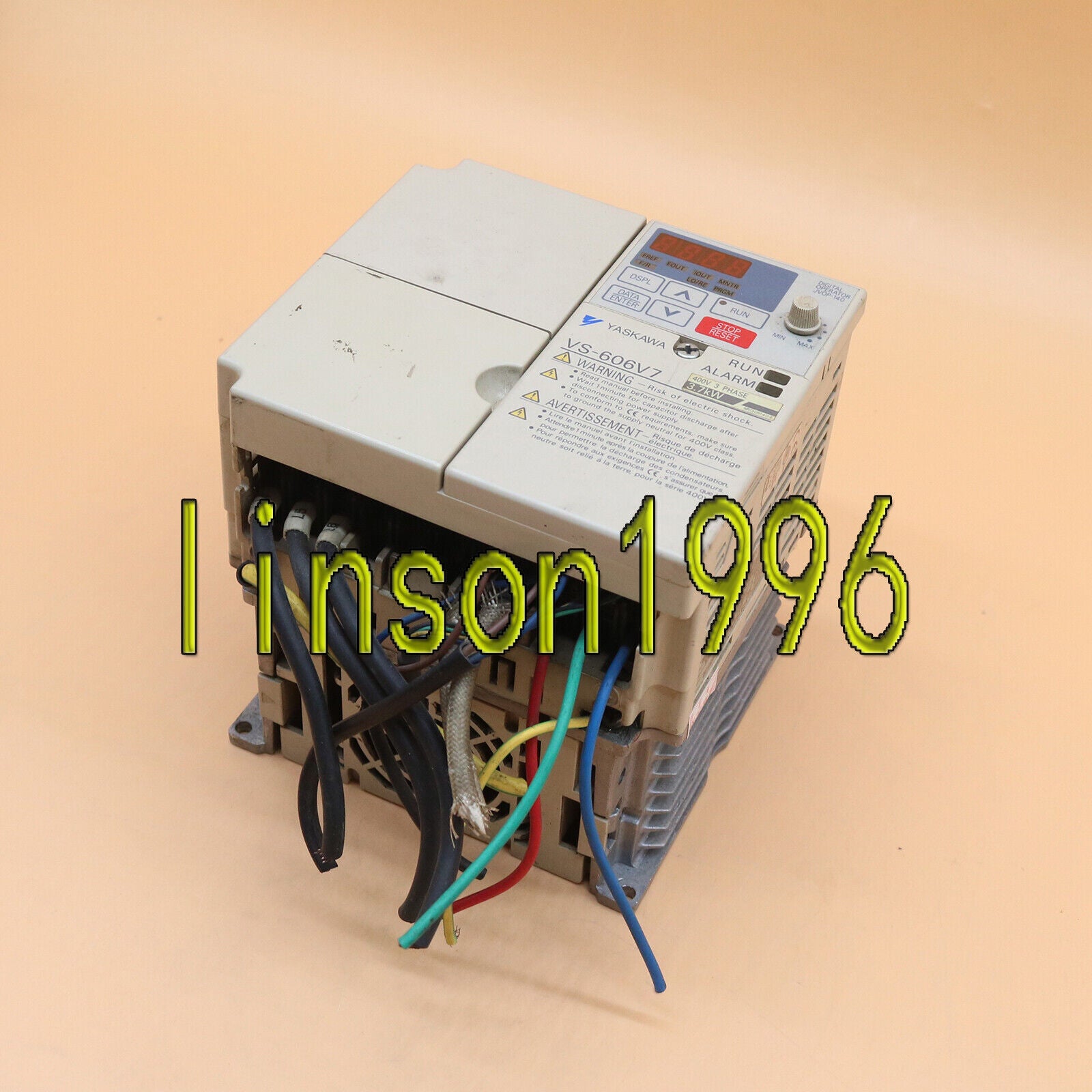 Used Yaskawa VS-606V7 Industrial Motor Controller 380V 3.7kW - YASKAWA