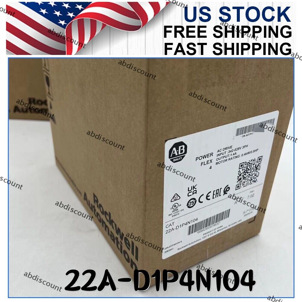Allen-Bradley New PowerFlex4 AC Drive 22A-D1P4N104 - ALLEN-BRADLEY