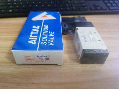 1PCS AirTAC 4V31010B 4V310-10 DC24V Solenoid Valve Free Ship