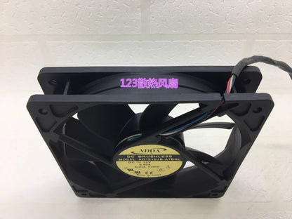 ADDA AD1212UB-A7BGL 12025 DC12V 0.5A 4-Wire PWM Cooling Fan
