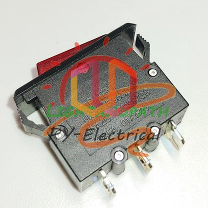 JOEMEX M1 Series Power Circuit Breaker Reset On Rocker Switch 3 Pin 15A 125VAC