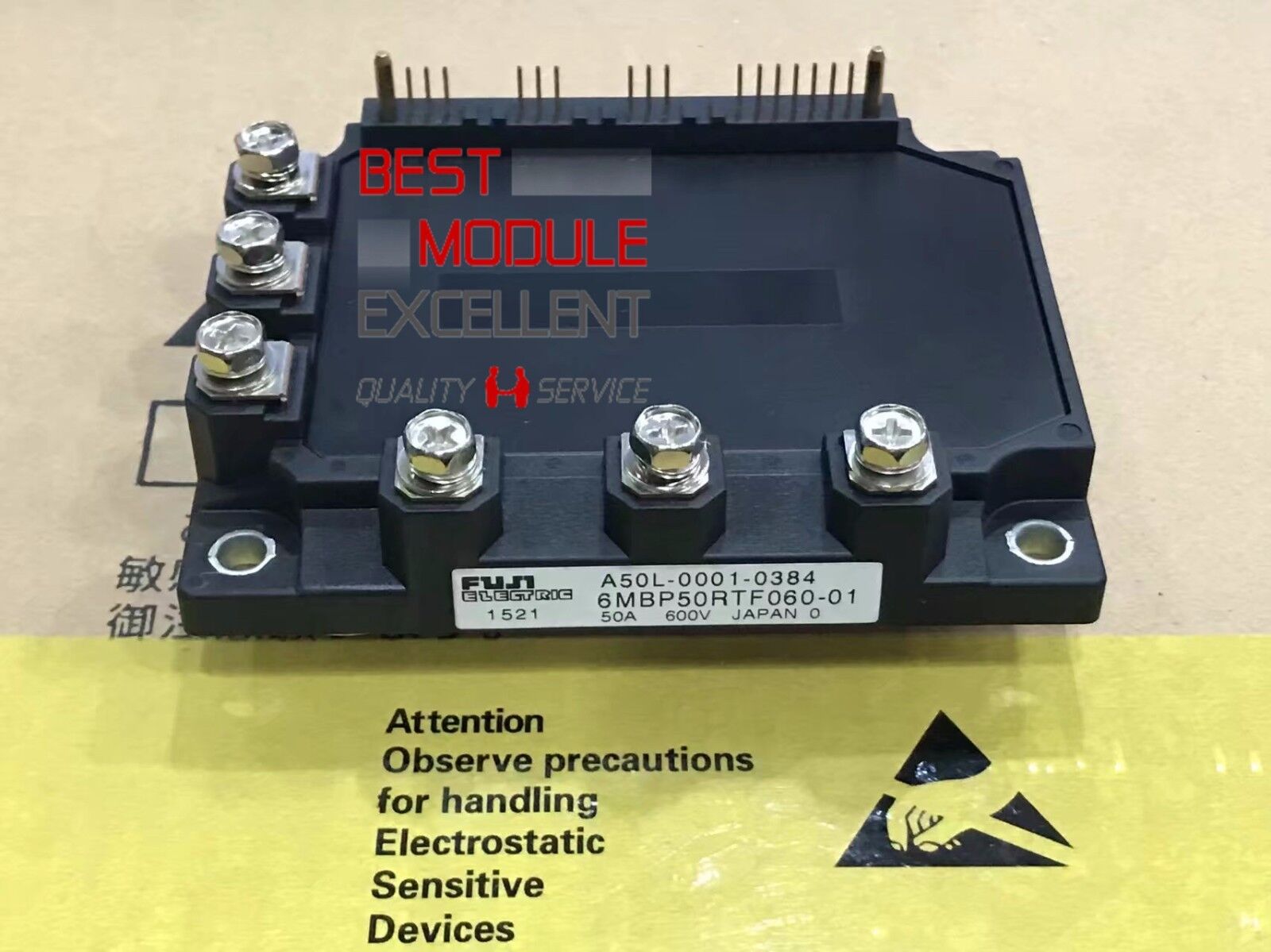 New FUJI 6MBP50RTF060-01 Power Supply Module A50L-0001-0384 Quality Assur. - FUJI