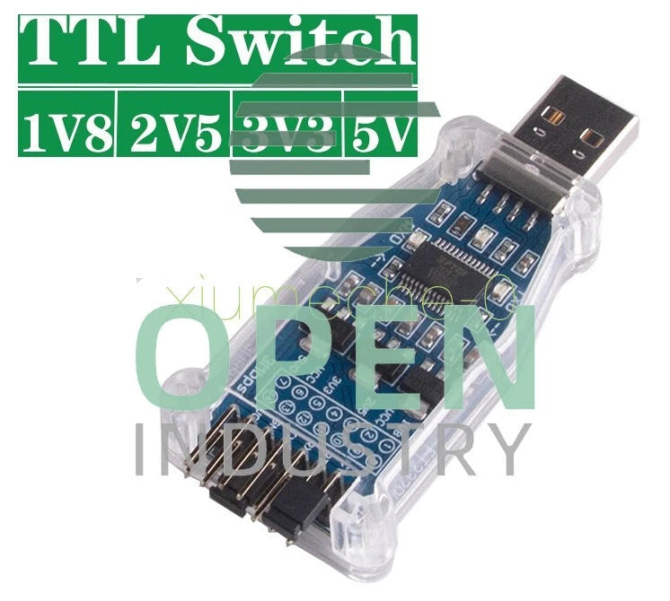 FTDI USB to 1.8V 2.5V 3.3V 5V TTL UART Switch Serial Adapter Module