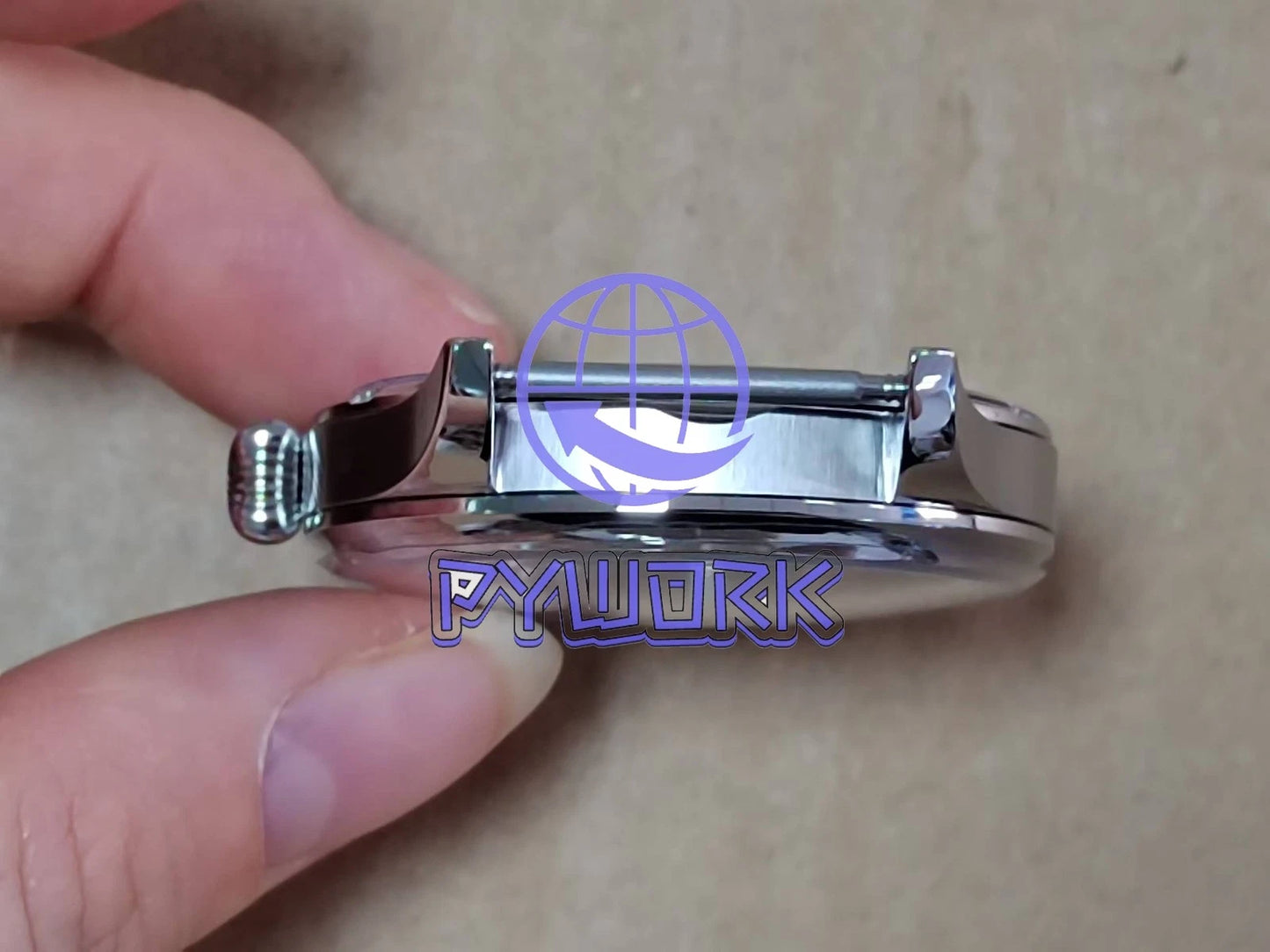 1PCS for Sapphire case 40mm 316L stainless steel for ETA6497/6498 movement