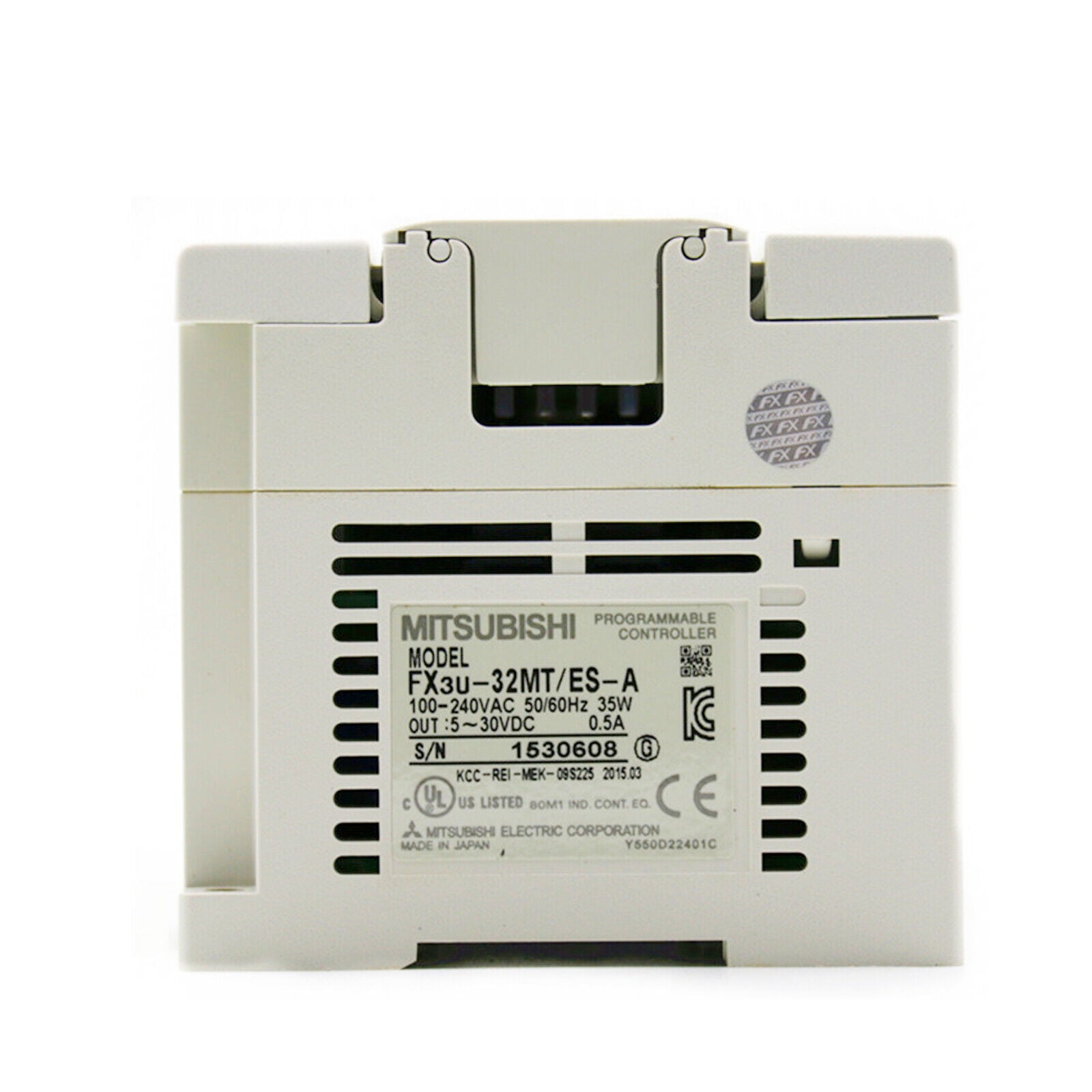 Mitsubishi FX3U-32MT/ES A programmable logic controller with 32-bit CPU and 16 I/O channels for industrial automation and control systems - MITSUBISHI