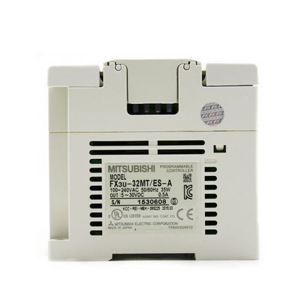 Mitsubishi FX3U-32MT/ES A programmable logic controller with 32-bit CPU and 16 I/O channels for industrial automation and control systems - MITSUBISHI