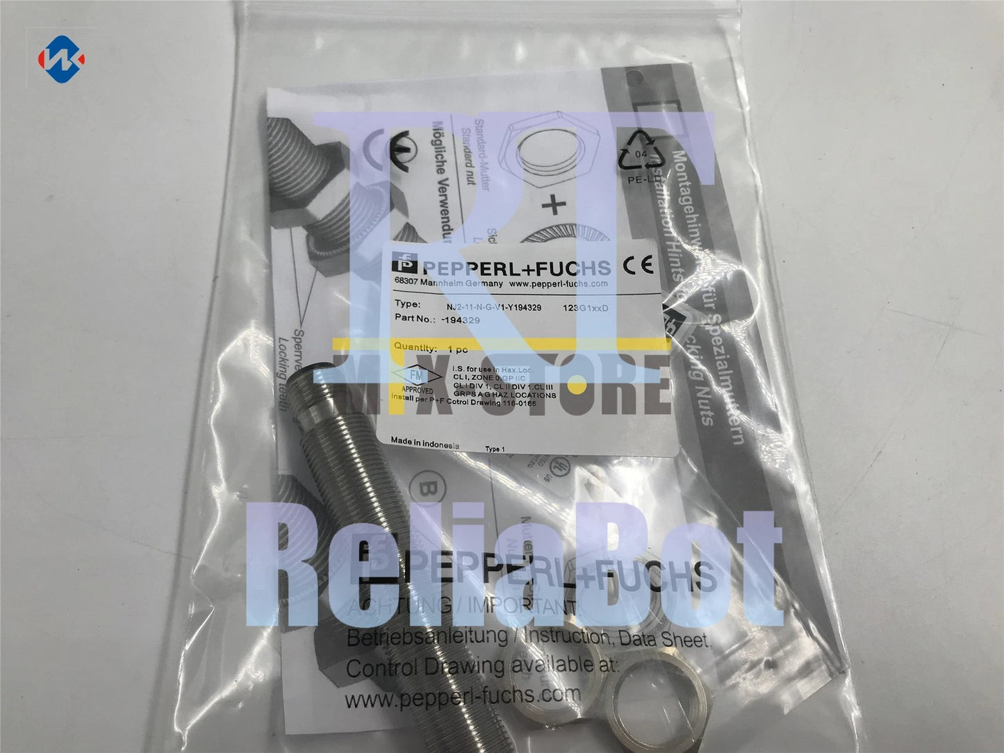 1PCS Pepperl+Fuchs NJ2-11-N-G-V1-Y194329 Sensor&Proximity Switch