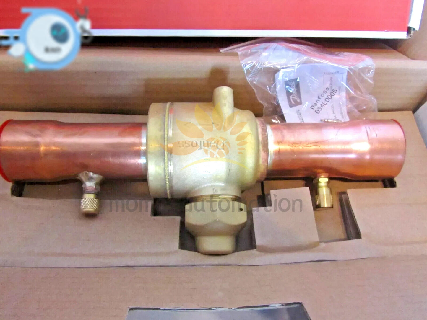 1PC- Danfoss 009L7058 Shut-off ball valve, GBC 42s,ODF, Inlet size 1 5/8in- ~