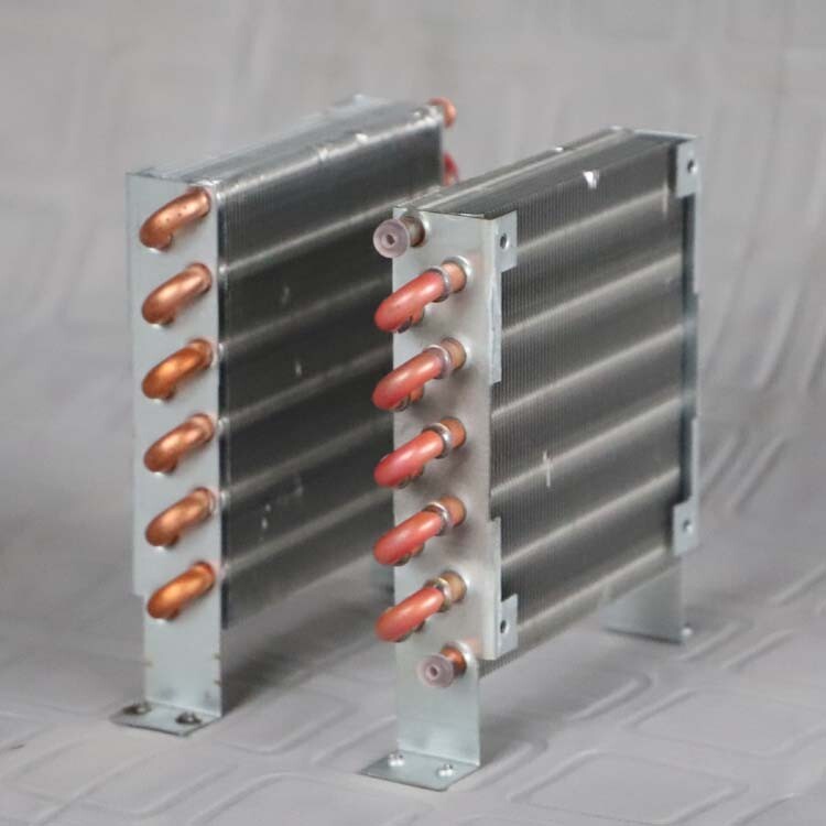 new CP2X6X120 Micro Radiator Condenser Copper Tube Evaporator 12CM FAN 12/24/48/220V
