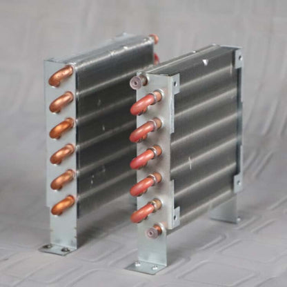 new CP2X6X120 Micro Radiator Condenser Copper Tube Evaporator 12CM FAN 12/24/48/220V