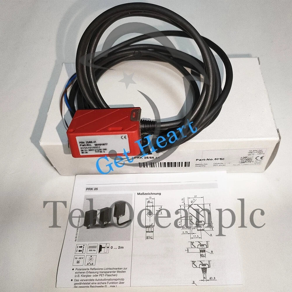 LEUZE PRK 25 / 66.41 150-S12 Reflective Photoelectric Sensor