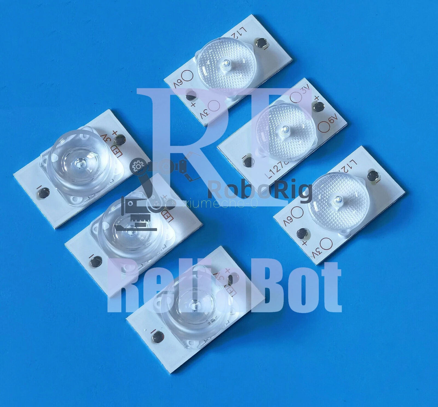 10PCS 3V SMD Lamp Beads with Optical Lens Fliter for 32-65 inch Repair LED TV