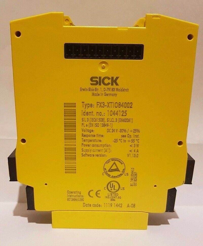 SICK Safety Relay FX3-XTIO84002 1044125 New In Box