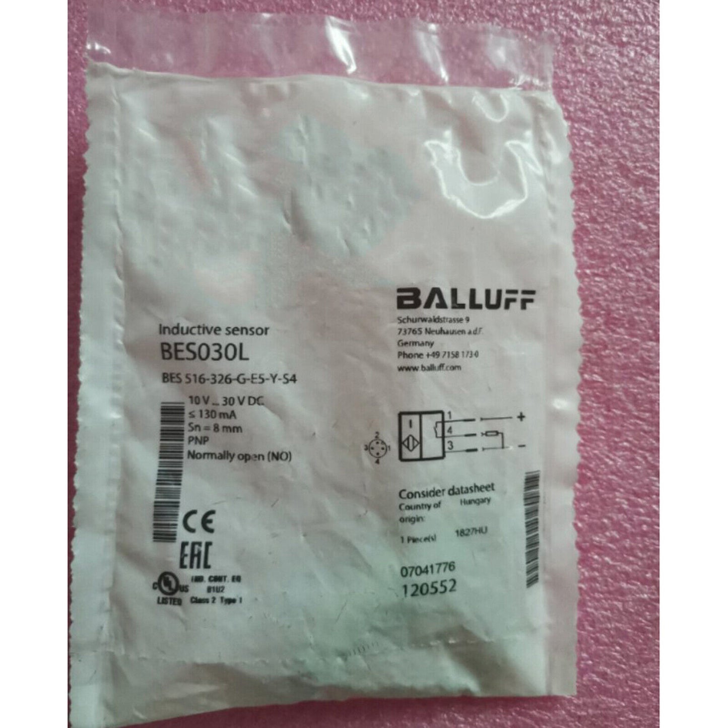 1PC BALLUFF BES Proximity Switch SPOT STOCKS - BALLOFF