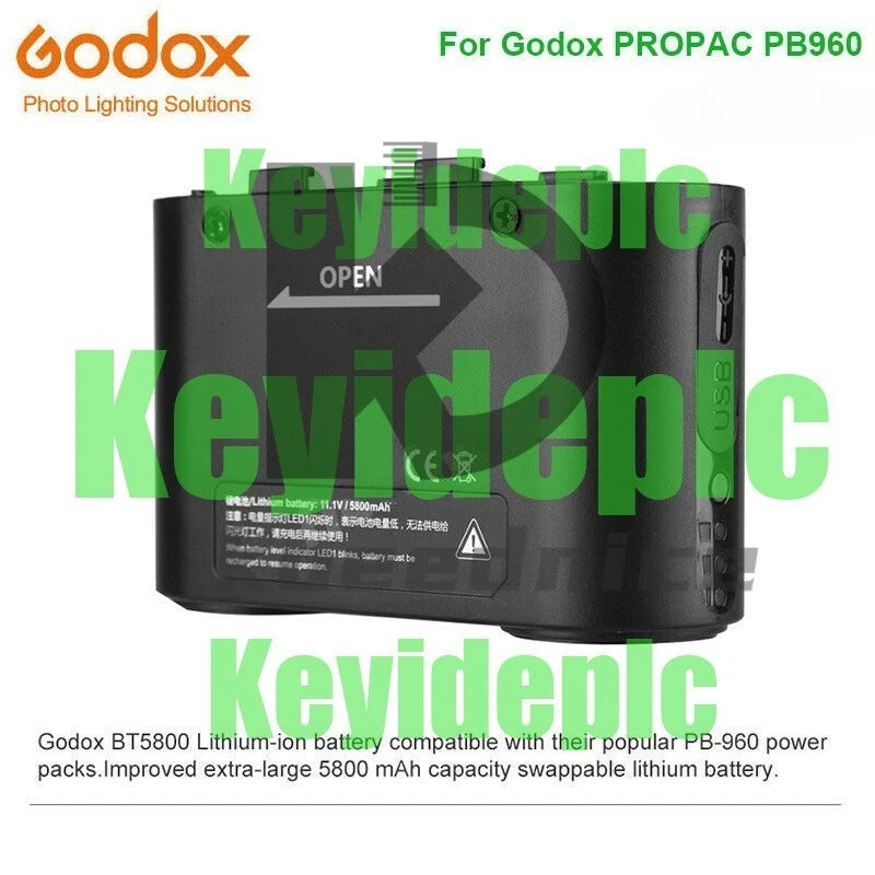 Godox Battery BT5800 Li-Battery 5800MAh External Flash Power Backup For PB960 #k