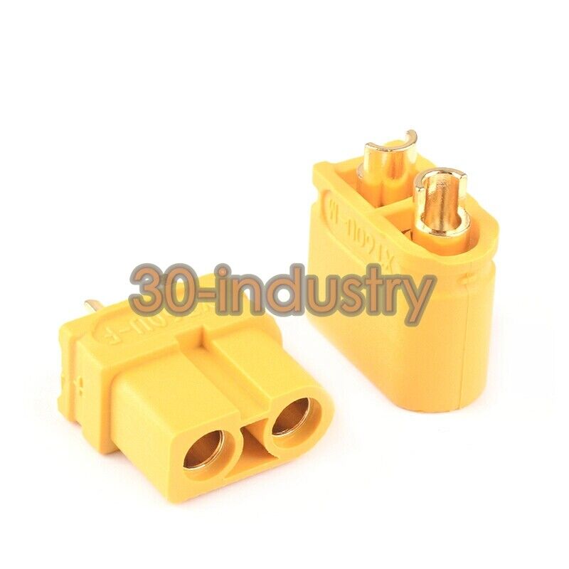 100 Pairs XT60U Connector Male & Female Plugs for RC Models - KOEED