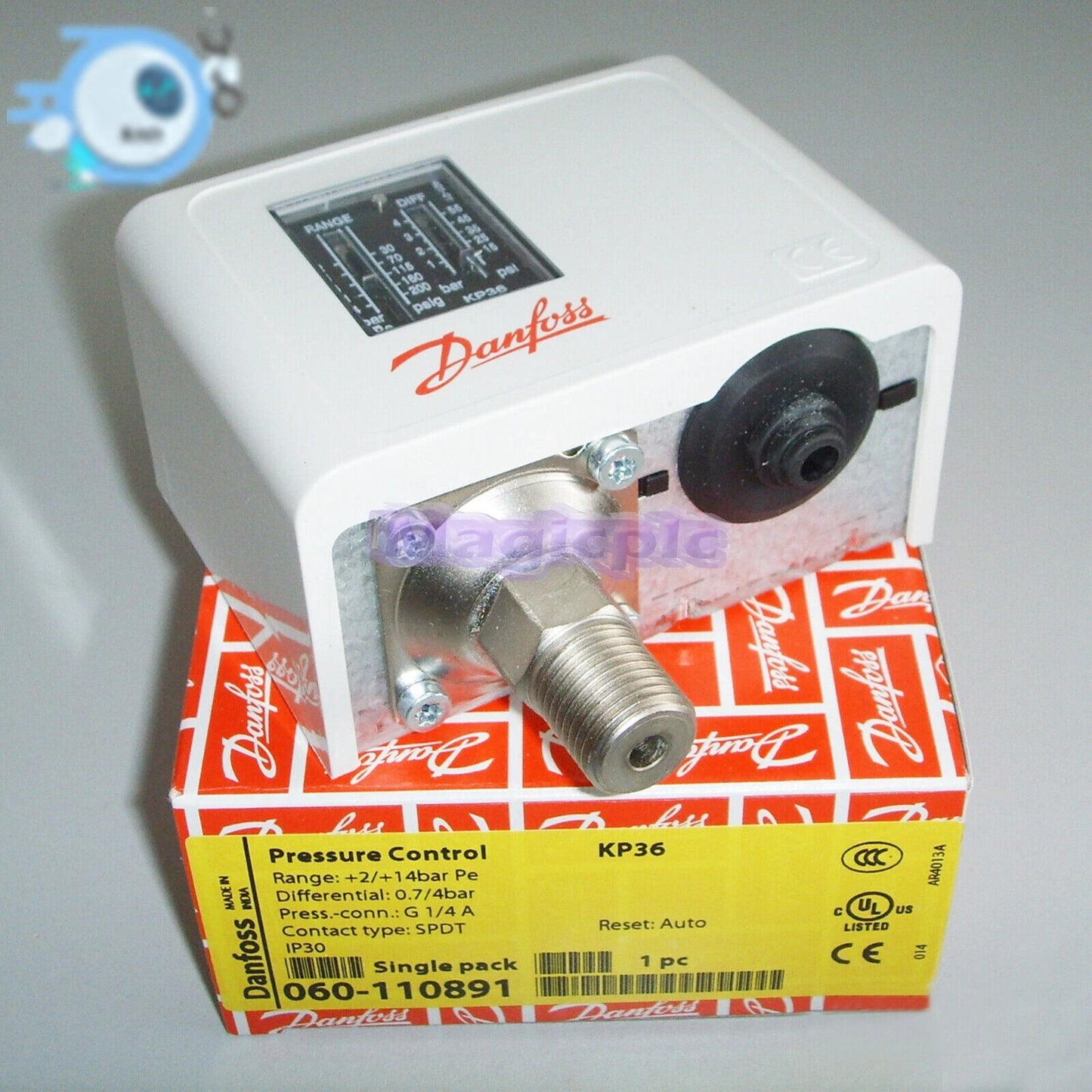 1PCS DANFOSS KP36 060-110891 Pressure Switch