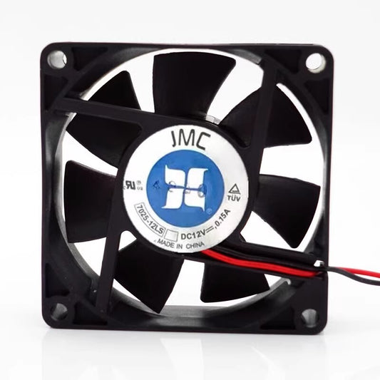 JMC 7025-12LS 7025 DC12V 0.15A 7CM 2-wire CPU silent cooling fan