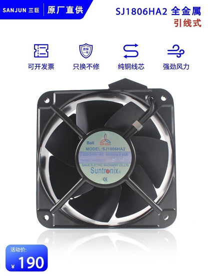 SANJUN SJ1806HA2 18060 AC220-240V 48W 0.40A AC Axial Cooling Fan