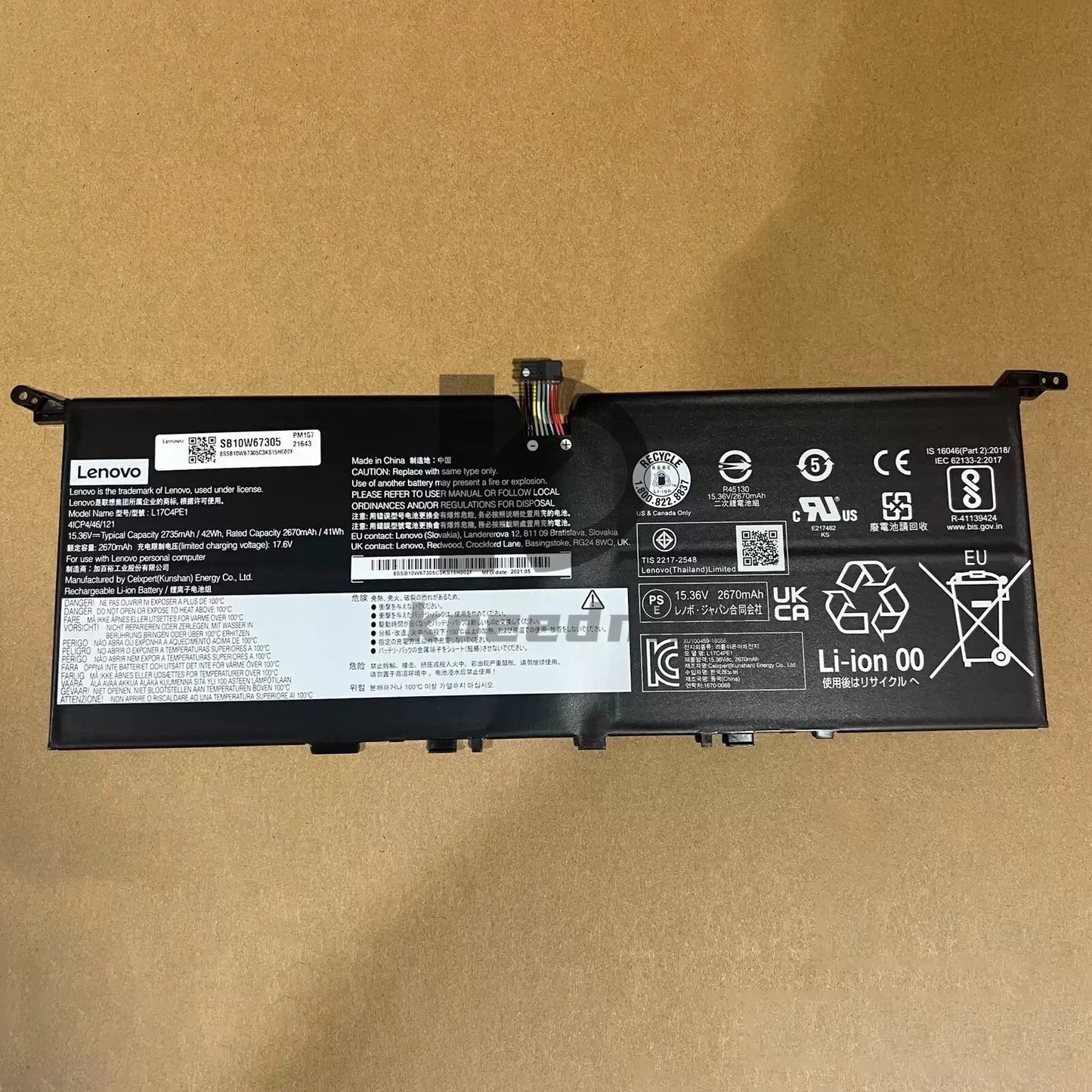 L17C4PE1 L17M4PE1 Battery For Lenovo Yoga S730-13IWL IdeaPad 730S-13IWL